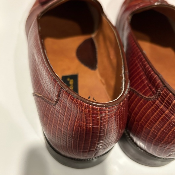 Stacy Adams Snake Skin Tassel Loafers - Picture 10 of 15